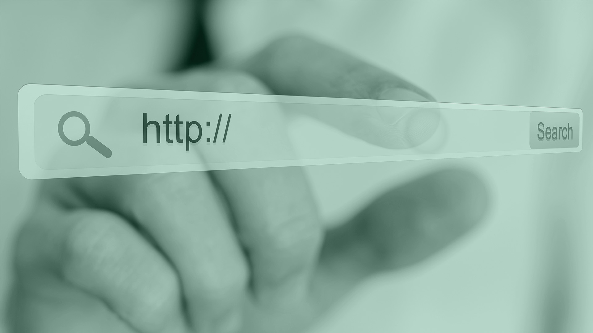 Close-up of a website URL in a browser address bar